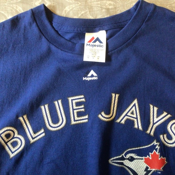 💐Majestic Toronto Blue Jays Cotton T-shirt Medium - Picture 3 of 3